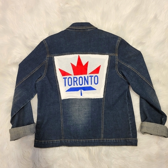 Toronto Denim Jean Jacket size medium or large - Picture 1 of 4